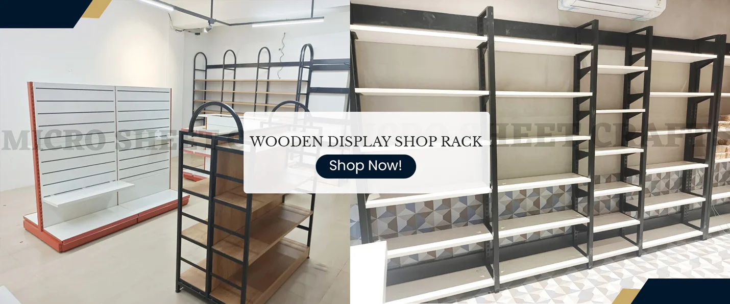 Wooden Display Shop Rack in Kathmandu